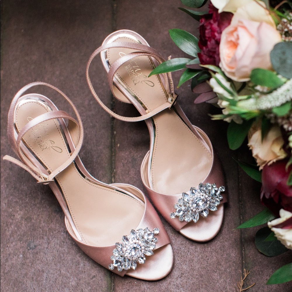 Badgley Mischka Blush Pink Heels